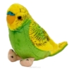 Papuga falista 13cm zielono-żółta 13728 17710