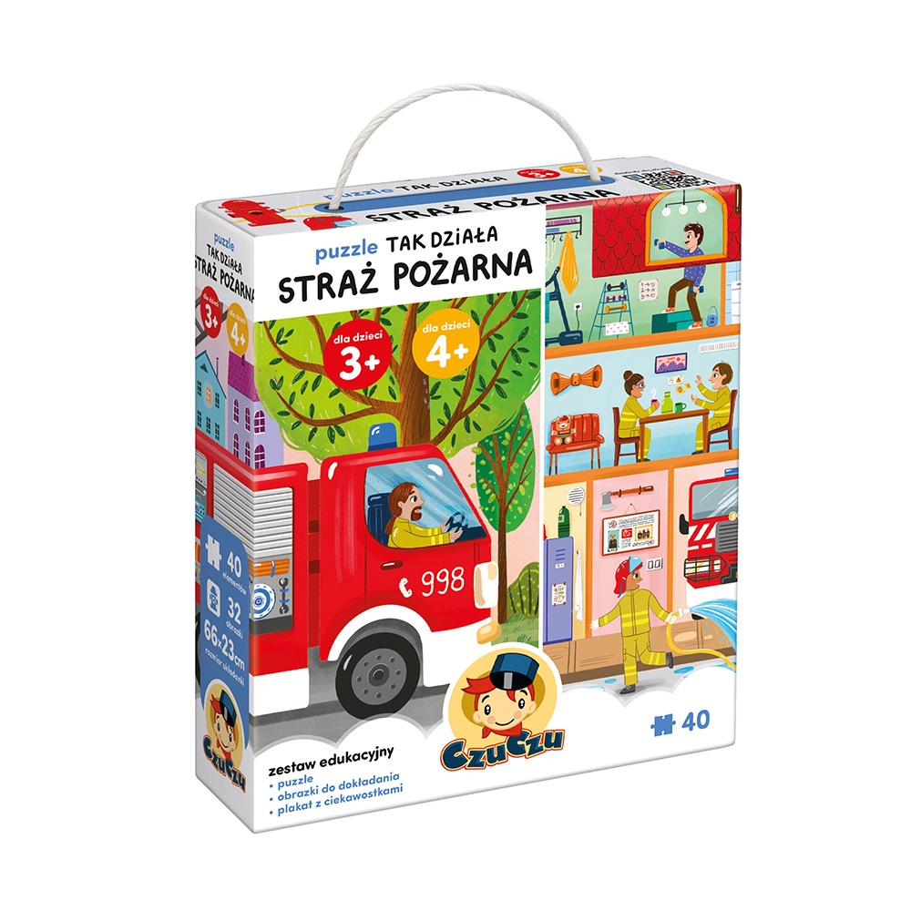 CzuCzu Puzzle Tak działa Straż pożarna 93808
