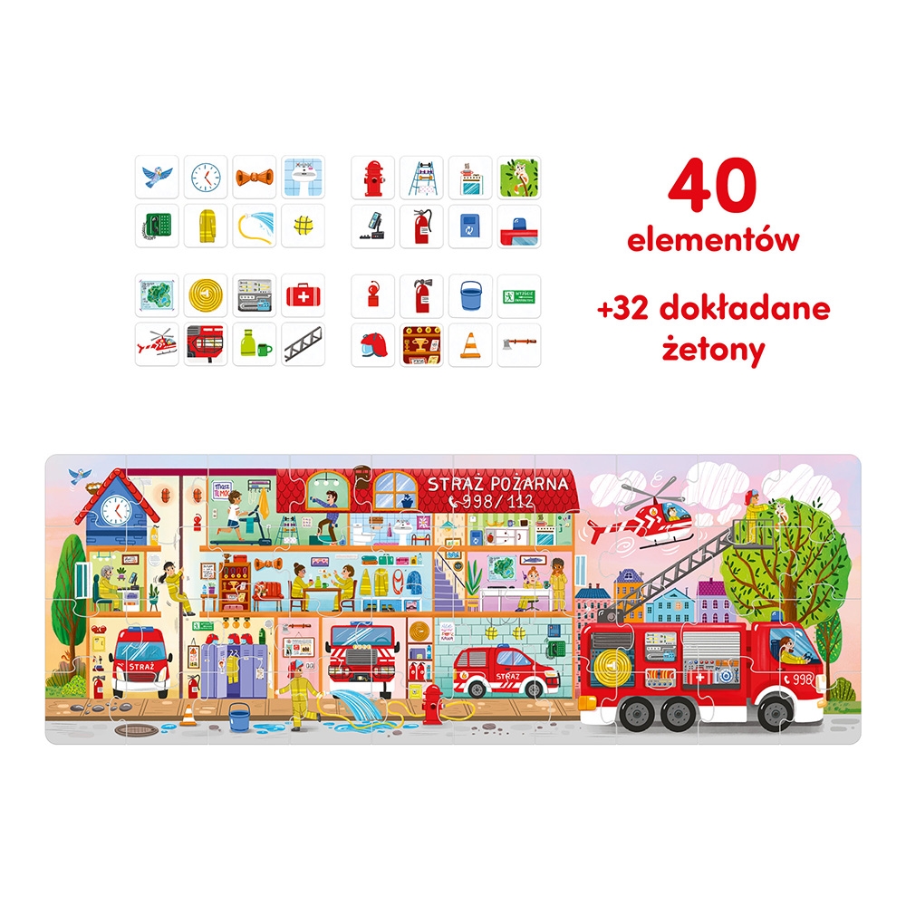 CzuCzu Puzzle Tak działa Straż pożarna 93808
