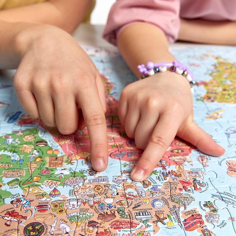 CzuCzu Puzzle odkrywcy Mapa Świata 7+ 93693