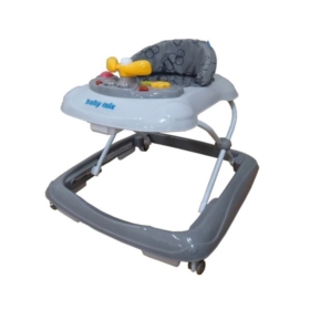 BABYMIX CHODZIK Z KIEROWNICĄ 43569 CIEMNOSZARY