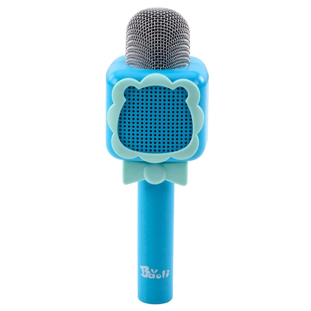 Mikrofon bezprzewodowy bluetooth niebieski