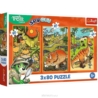 Puzzle 3x80 Zwyczaje Treflików 34888