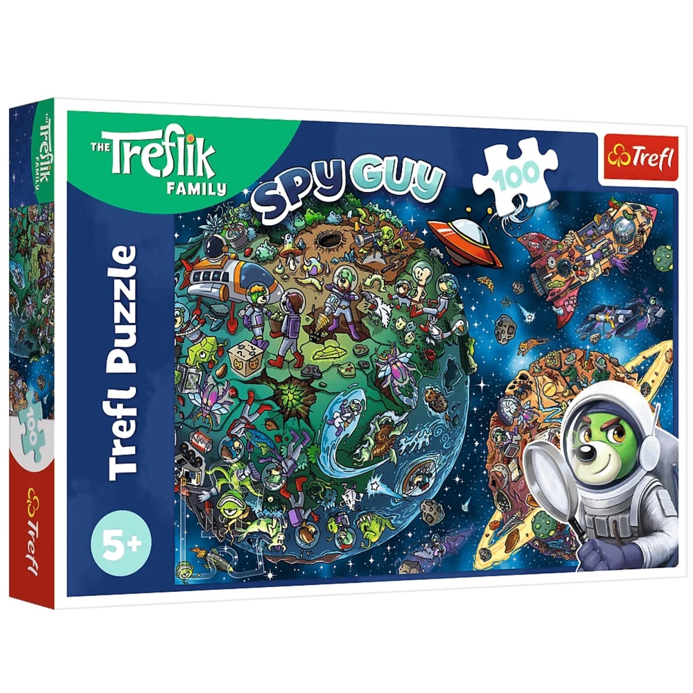 Puzzle 100 Wspaniała Rodzina Treflików 16496