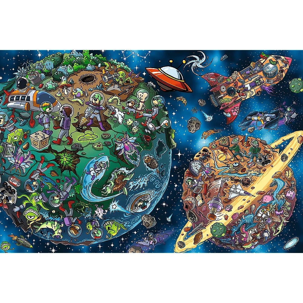 Puzzle 100 Wspaniała Rodzina Treflików 16496