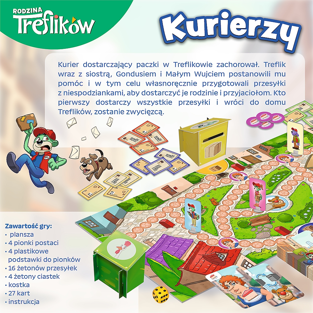02815 TREFL GRA KURIERZY RODZINA TREFLIKÓW