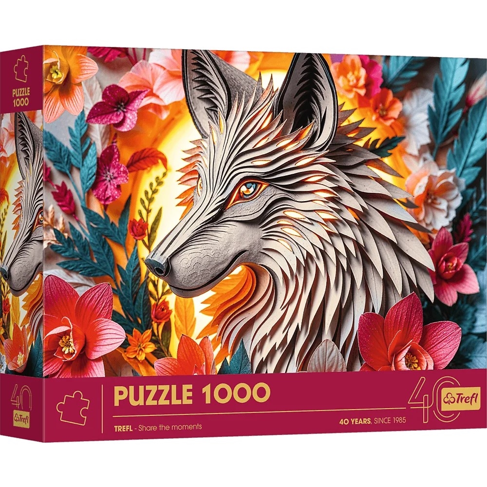 Puzzle 1000 Paper Art: Wilk 40041