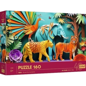 Puzzle 160 Paper Art: Dżungla 40051