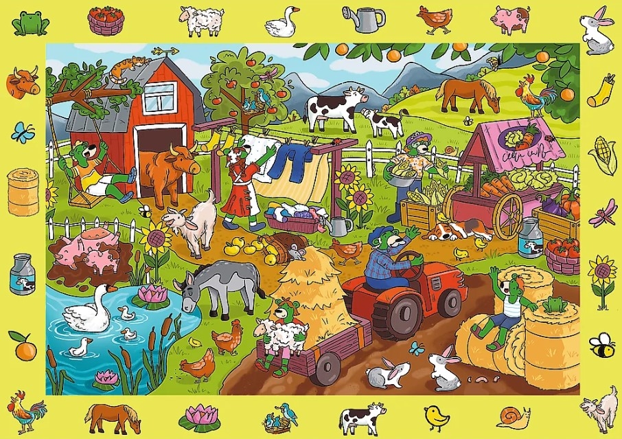 Puzzle 24 Obserwacyjne - Spy Guy Farma TREFL