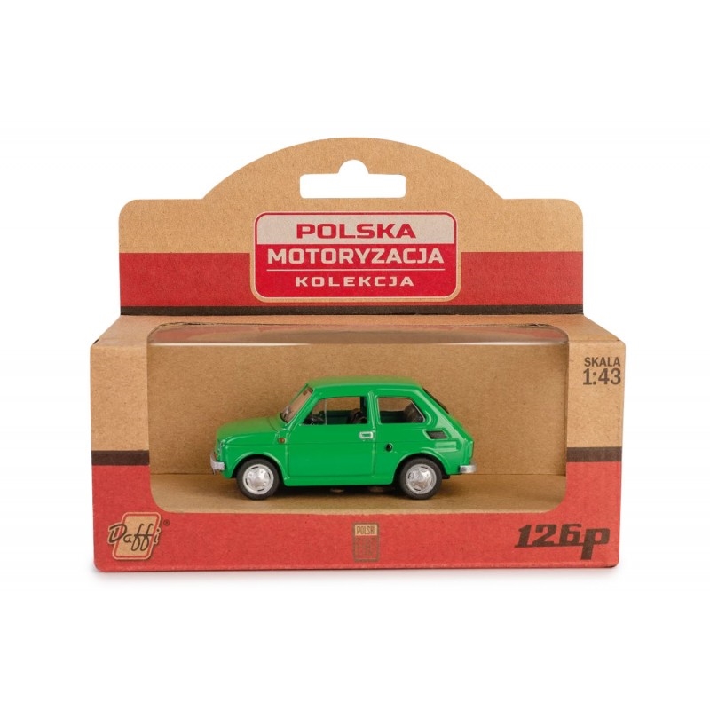 Kolekcja PRL Fiat 126p zielony