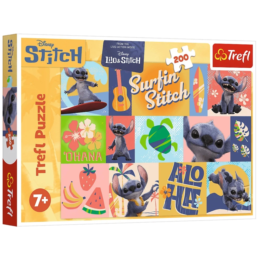 PUZZLE 200 Hawajskie przygody /Disney Stitch 13331