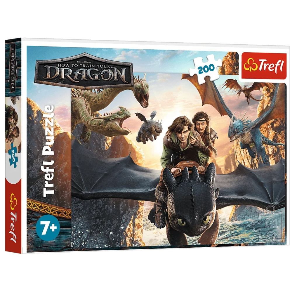PUZZLE 200 Szczerbatek i przyjaciele 13348