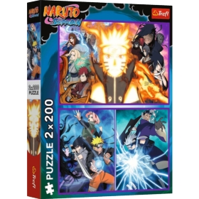 PUZZLE 2x200 Ninja z Wioski Ukrytego Liścia 13333