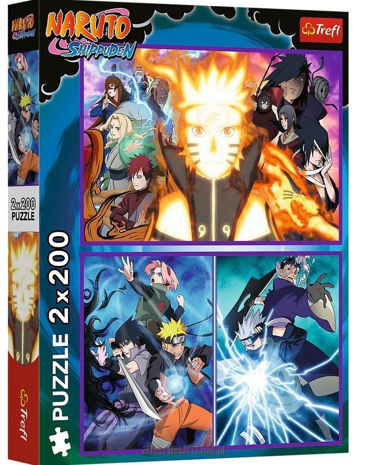 PUZZLE 2x200 Ninja z Wioski Ukrytego Liścia 13333