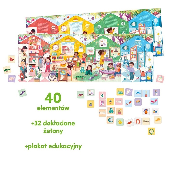 CzuCzu Puzzle Co robimy w przedszkolu 3+ 4+
