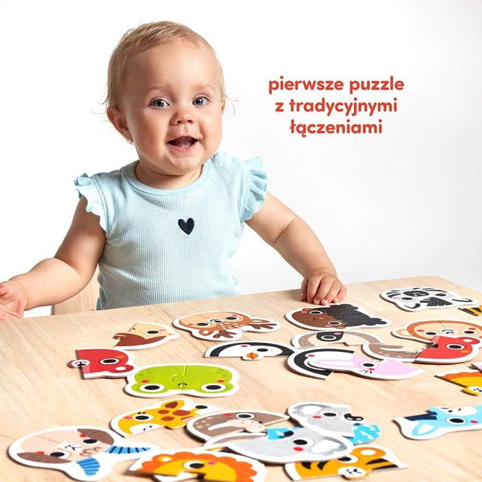 CzuCzu Pierwsze puzzle Buzie dla dzieci 15m+