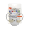 A0695 KUBEK POCHYŁY DO NAUKI PICIA SZARY