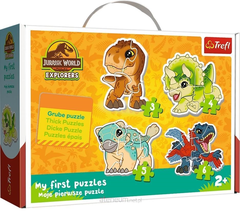 PUZZLE BABY CLASSIC Urocze dinozaury /JW 36138