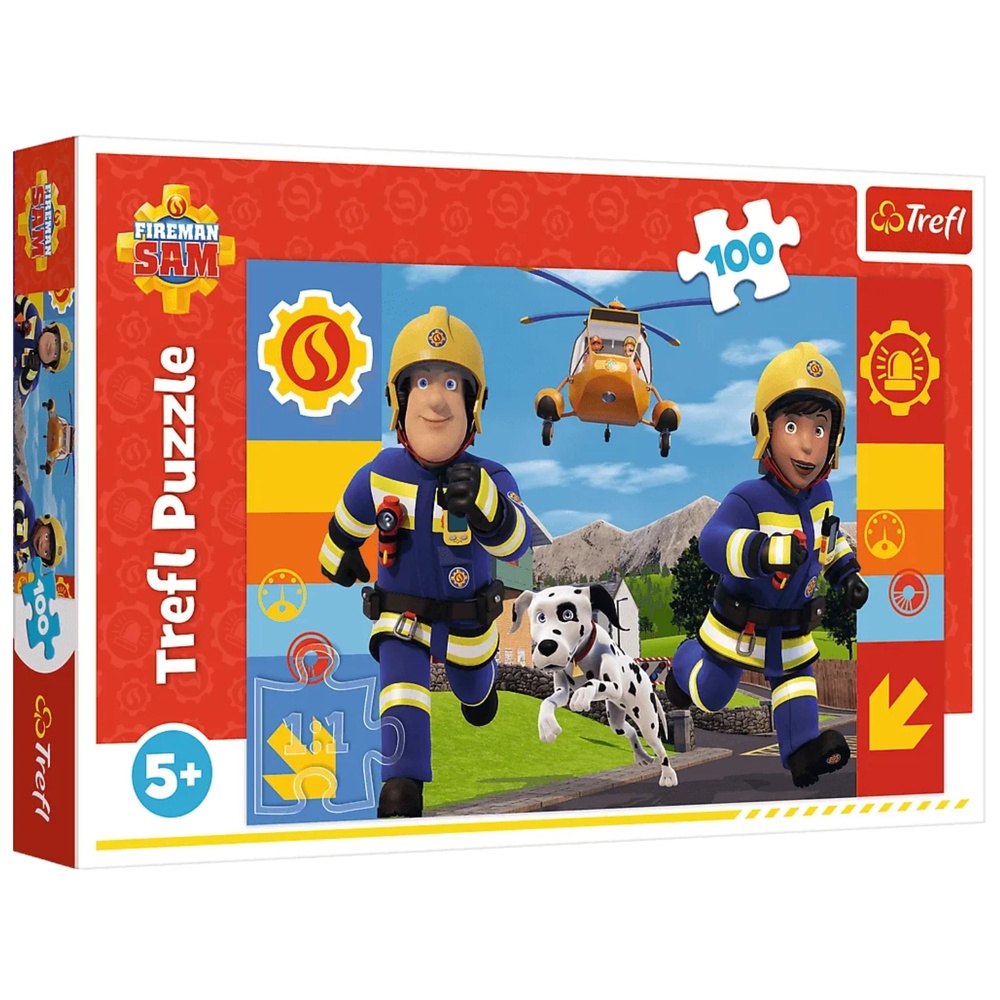 Puzzle 100 Zawsze pomocny Strażak Sam 16518