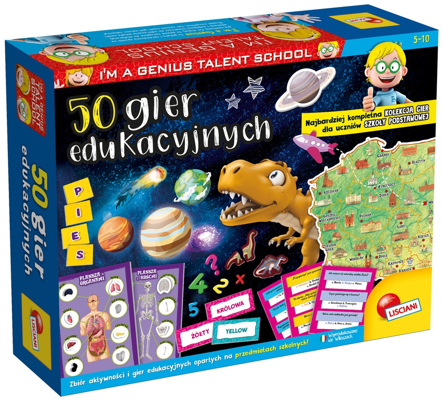 Lisciani I_m a genius 50 gier edukacyjnych 12913