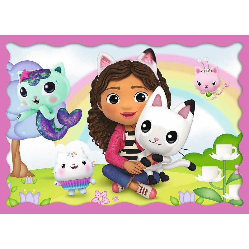 PUZZLE 4w1 Gabby przygoda 34670