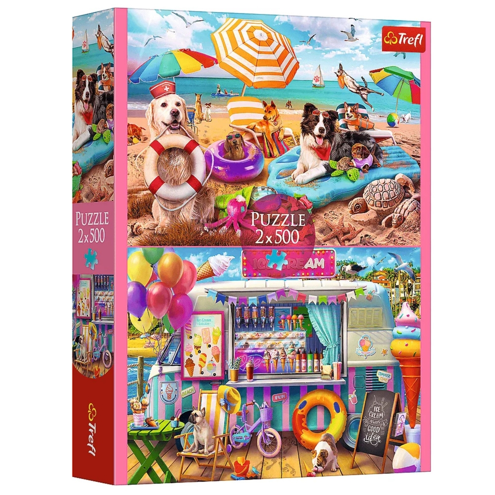 PUZZLE 2x500 Wakacyjny czas 37533