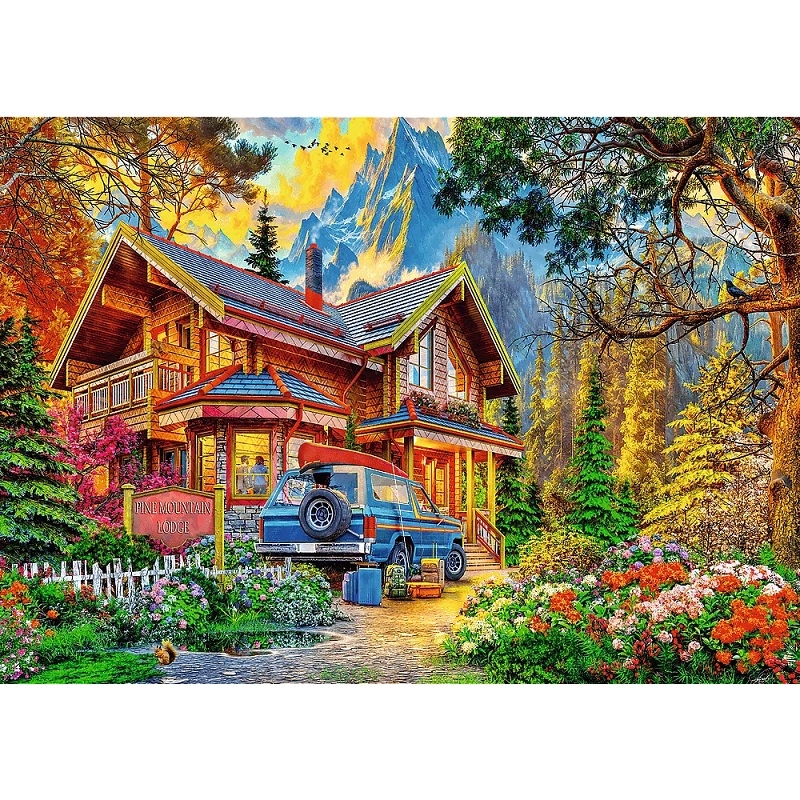 PUZZLE 2x500 Wycieczka w góry 37534