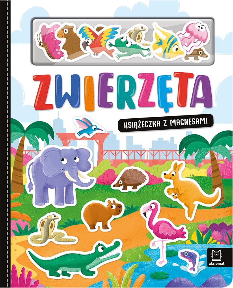 KSIĄŻECZKA Z MAGNESAMI ZWIERZĘTA