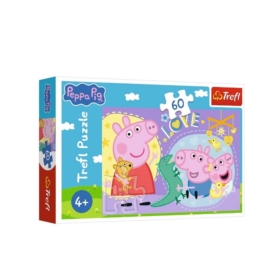 Puzzle 60 Szczęśliwa świnka 17414