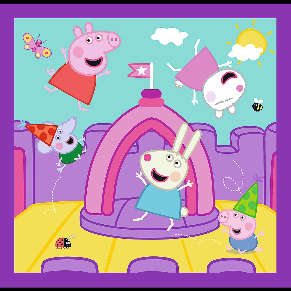 Puzzle 3w1 Zwyczaje świnki Peppy 34893