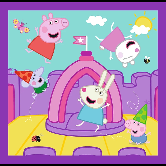 Puzzle 3w1 Zwyczaje świnki Peppy 34893