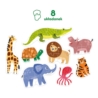 CzuCzu Puzzle progresywne Dzikie zwierzątka 2+