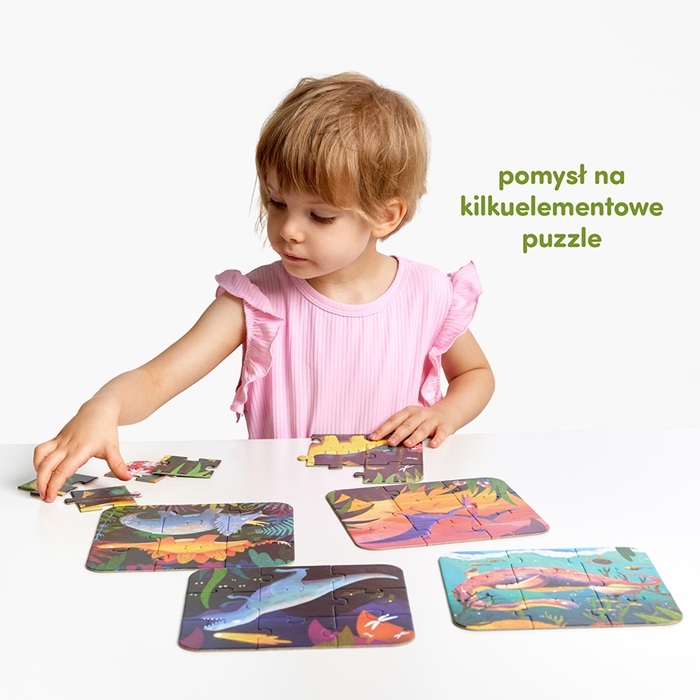 CzuCzu Puzzle Fantastyczne Dinozaury 3+