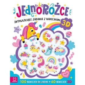 Aktywizujące zadania z naklejkami. Jednorożce