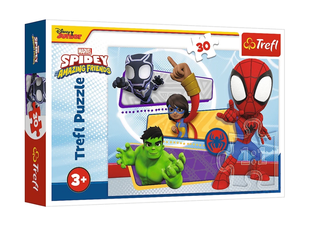 Puzzle - 30 - Odważny Spidey 18322