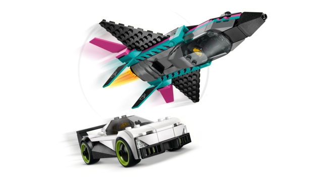LEGO CITY 60489 ODRZUTOWIEC KONTRA SAMOCHÓD