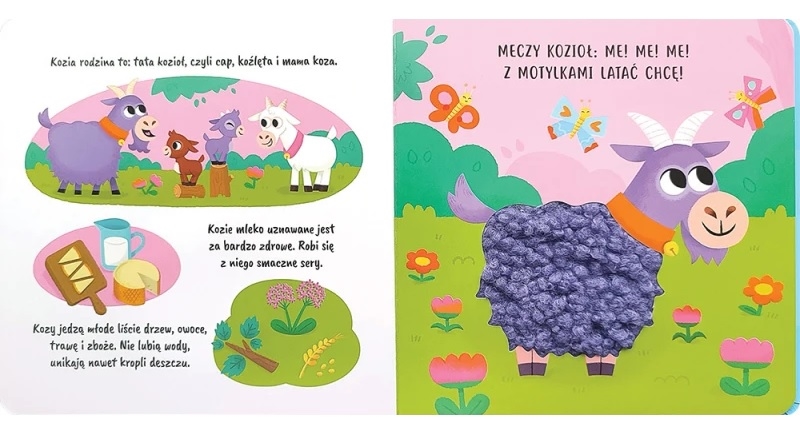 Dotykam i poznaję. Na wsi. Książeczka sensoryczna