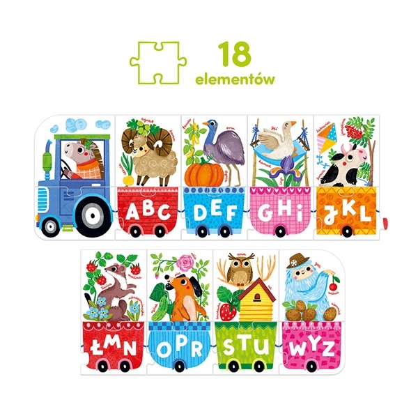 Czuczu literkowy traktor 94645