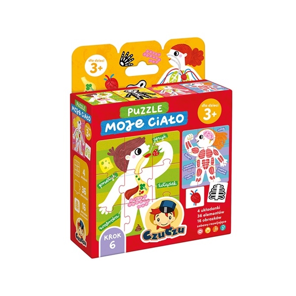 CzuCzu Puzzle Moje ciało 3+