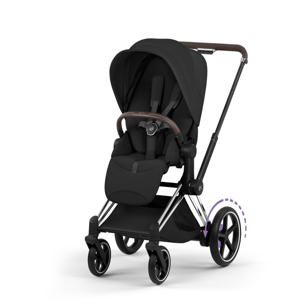 CYBEX E-PRIAM 5.0 STYLE SEPIA BLACK CHROME B.2W1