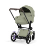 CYBEX E-PRIAM 5.0 STYLE SAGE GREEN CHROME B. 2W1