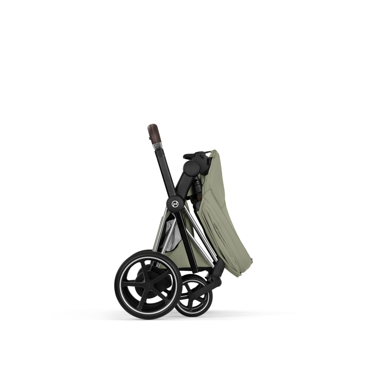 CYBEX E-PRIAM 5.0 STYLE SAGE GREEN CHROME B. 2W1