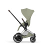 CYBEX E-PRIAM 5.0 STYLE SAGE GREEN CHROME B. 2W1