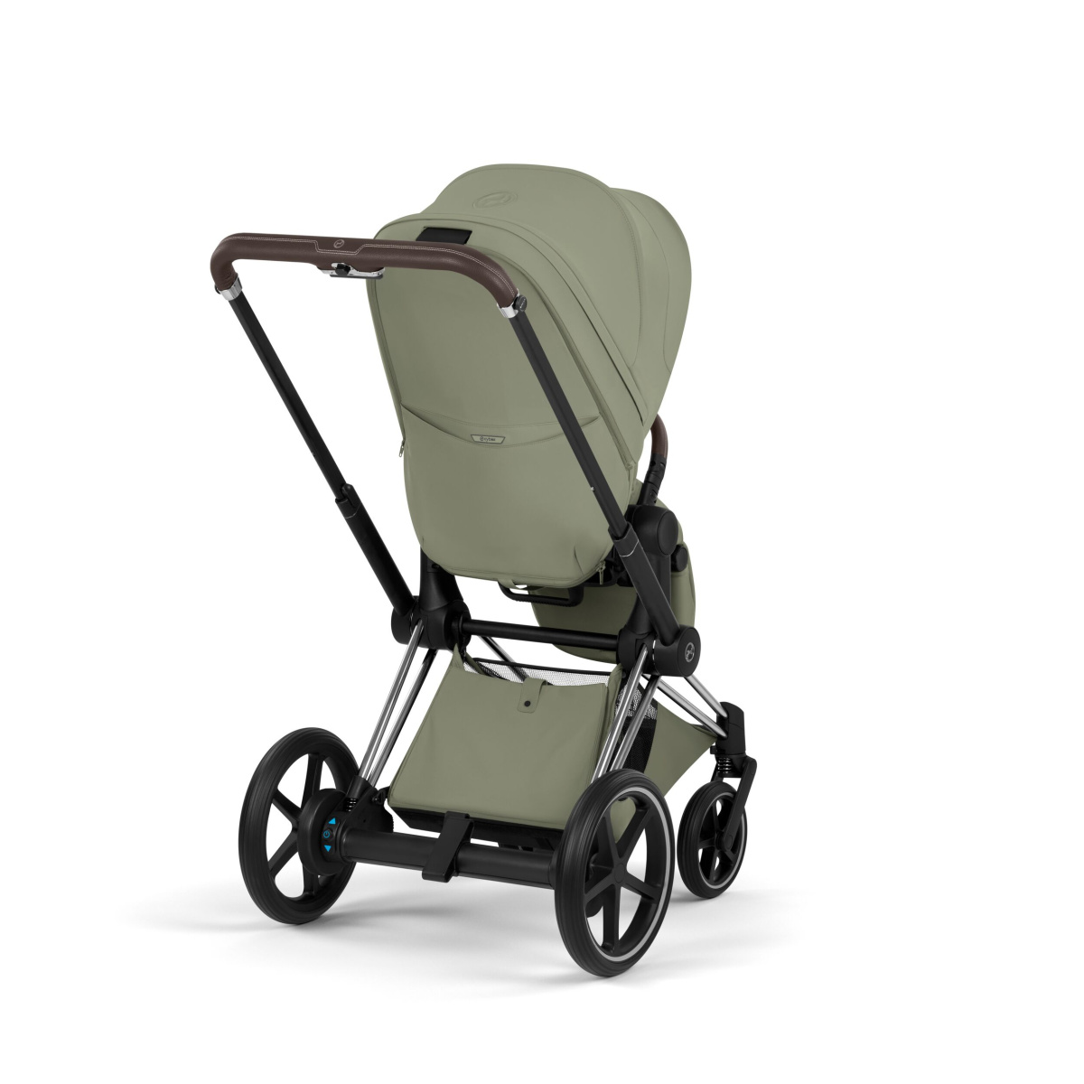 CYBEX E-PRIAM 5.0 STYLE SAGE GREEN CHROME B. 2W1