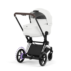CYBEX E-PRIAM 5.0 STYLE OFF WHITE CHROME BROWN 2W1