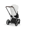 CYBEX E-PRIAM 5.0 STYLE OFF WHITE CHROME BROWN 2W1