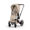 CYBEX E-PRIAM 5.0 STYLE COZY BEIGE ROSEGOLD 2W1
