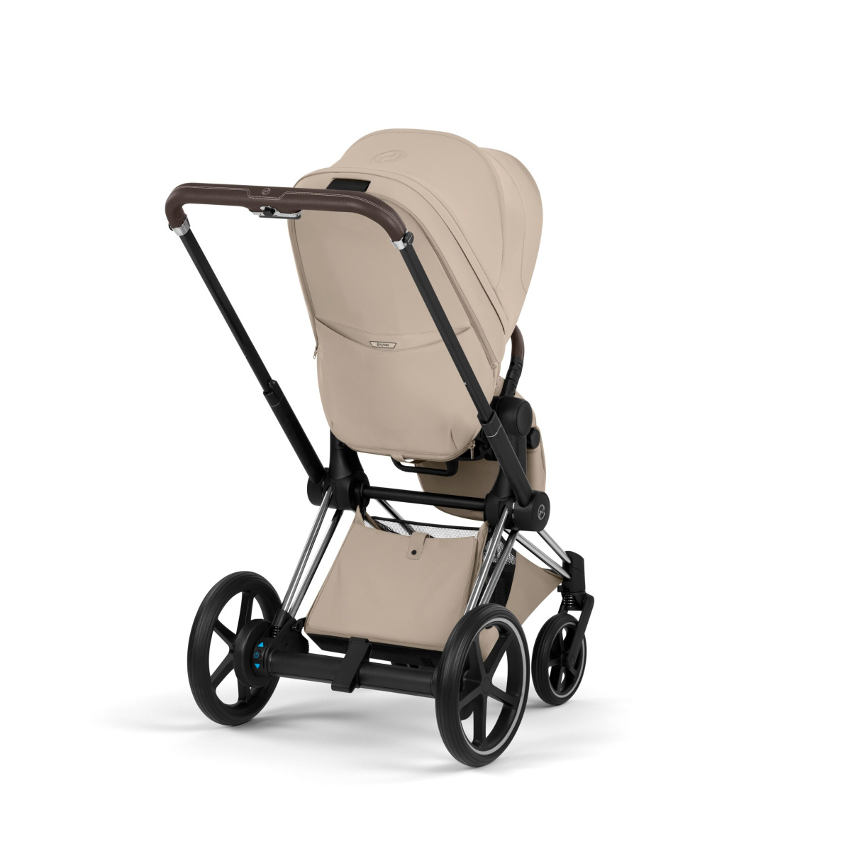 CYBEX E-PRIAM 5.0 STYLE COZY BEIGE CHROME BROWN