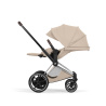CYBEX E-PRIAM 5.0 STYLE COZY BEIGE CHROME BROWN
