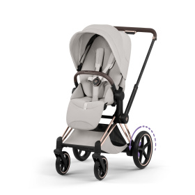 CYBEX E-PRIAM 5.0 STYLE CITY GREY ROSEGOLD 2W1